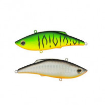 Воблер Strike Pro Rattle-N-Shad 75, 11 гр GC01S/A70-713 Double Black Silver OB/Mat Tiger